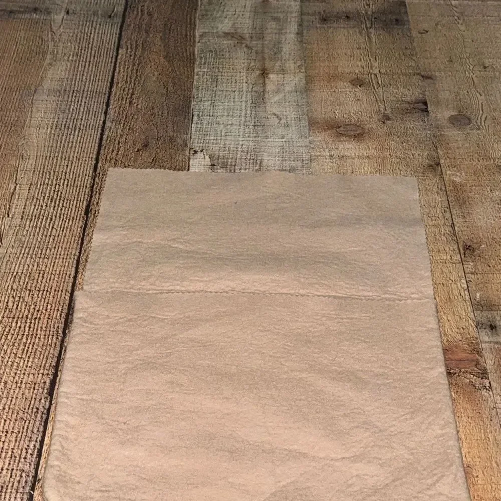 Vintage and Rare Authentic Louis Vuitton Medium Fold Over Dust Bag Beige